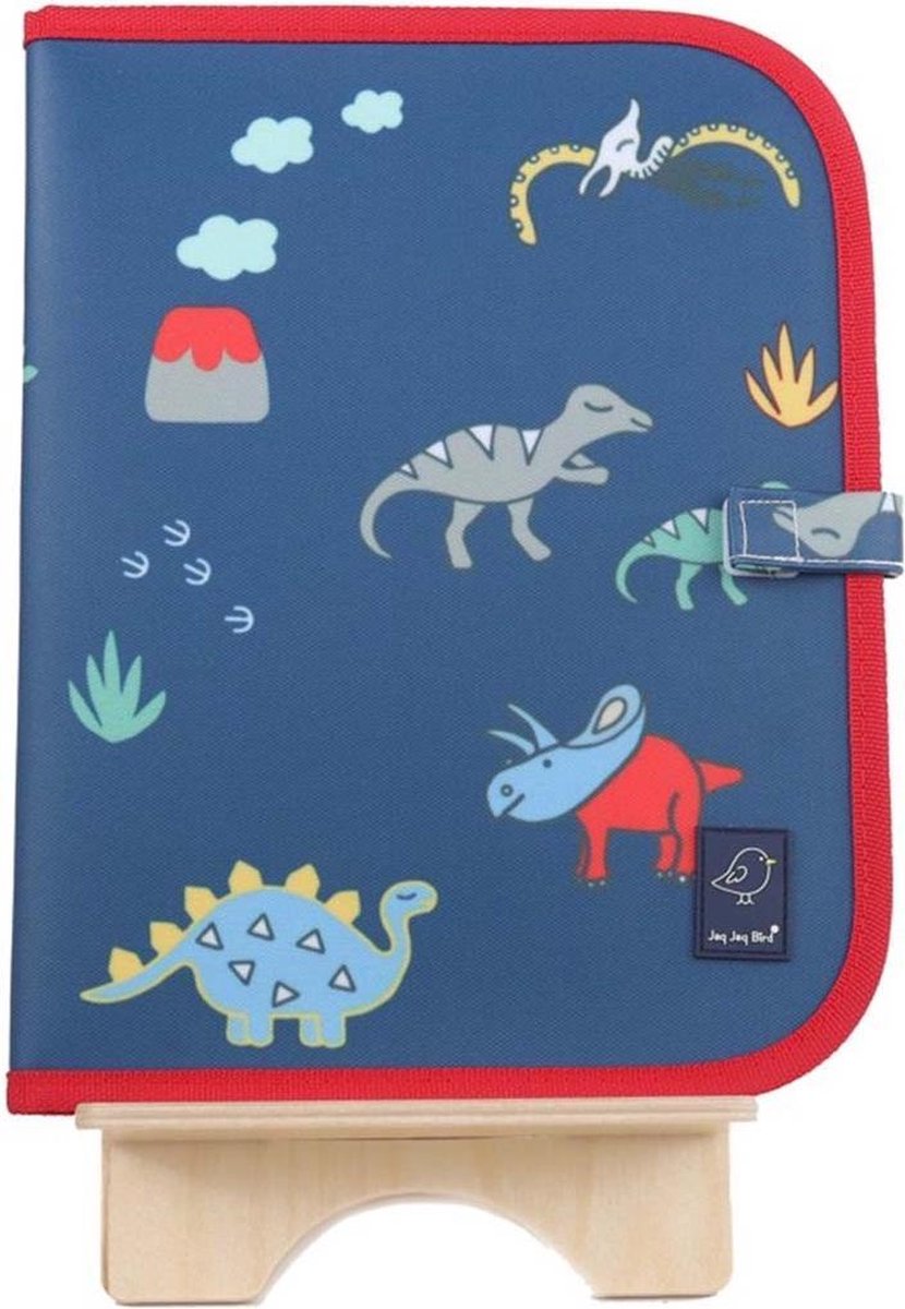   Tekenboekje Dinos 20 X 40,6 Cm Zwart 5-delig