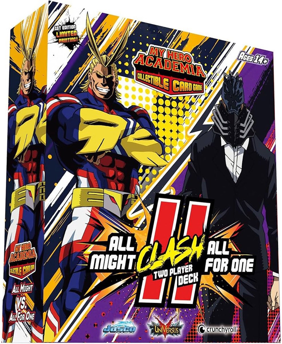 Jasco My Hero Academia CCG 2-Player Clash Deck-All Might vs. All for One (Diversen) Nieuw