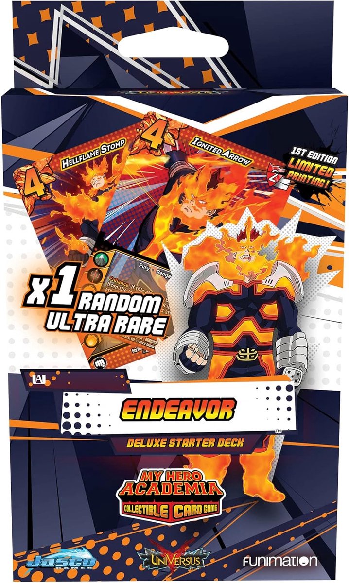 Jasco My Hero Academia CCG Wave 3 Deluxe Starter Deck-Endeavor (Diversen) Nieuw