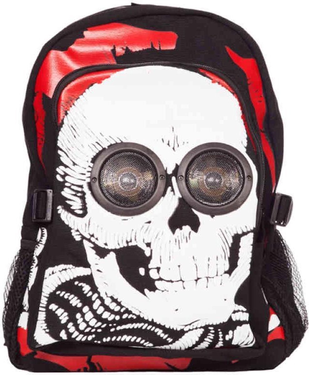 Jawbreaker Rugtas Skull Stereo Rood