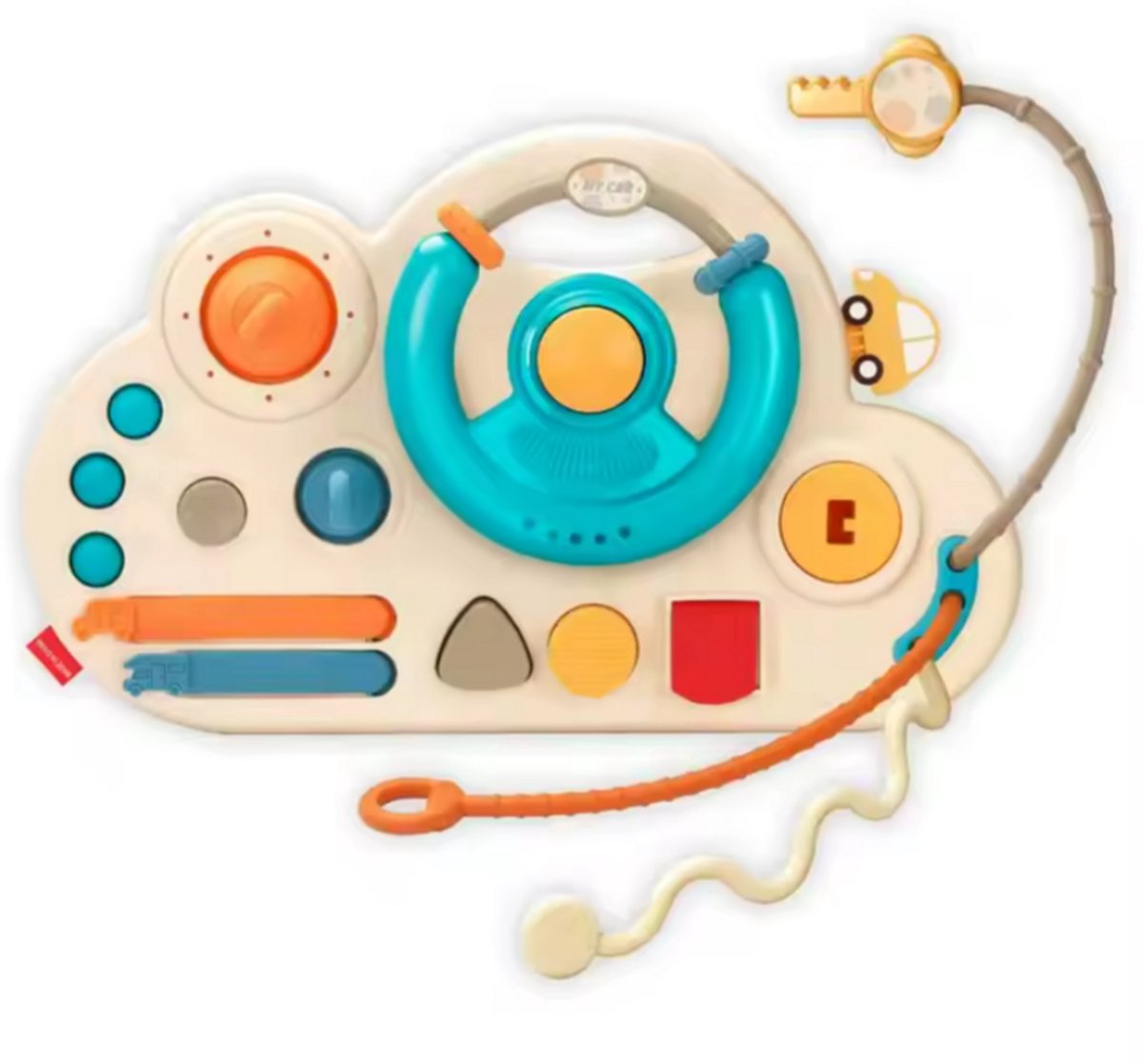 Jawes- Montessori Speelgoed- Multi-Functioneel- Baby- Bijtring- Fidget Toys - Kids- Stuur Speelgoed Voor Kinderen- Cadeau- Baby Montessori speelgoed- Baby speelgoed