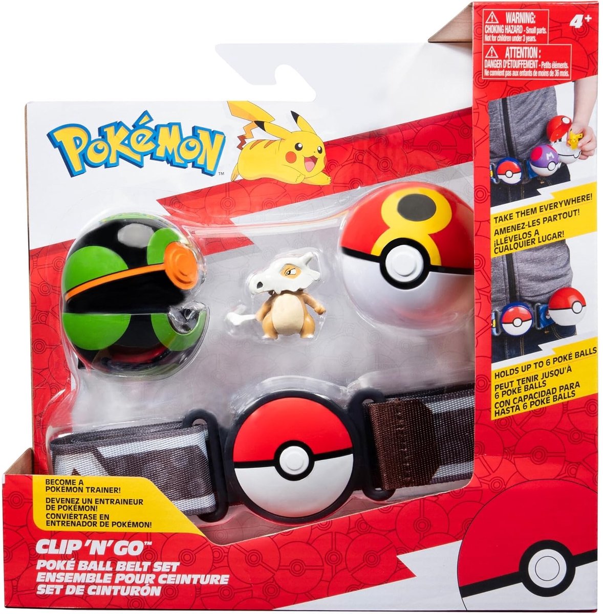 Jazwares PKW3644 Pokémon - ClipnGo Repeat Ball-set