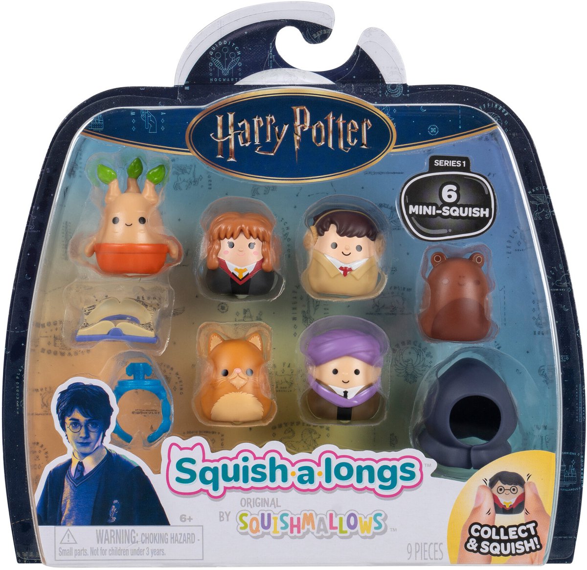 Squish-A-Longs - 6 Figure Pack Harry Potter Style 1 W1