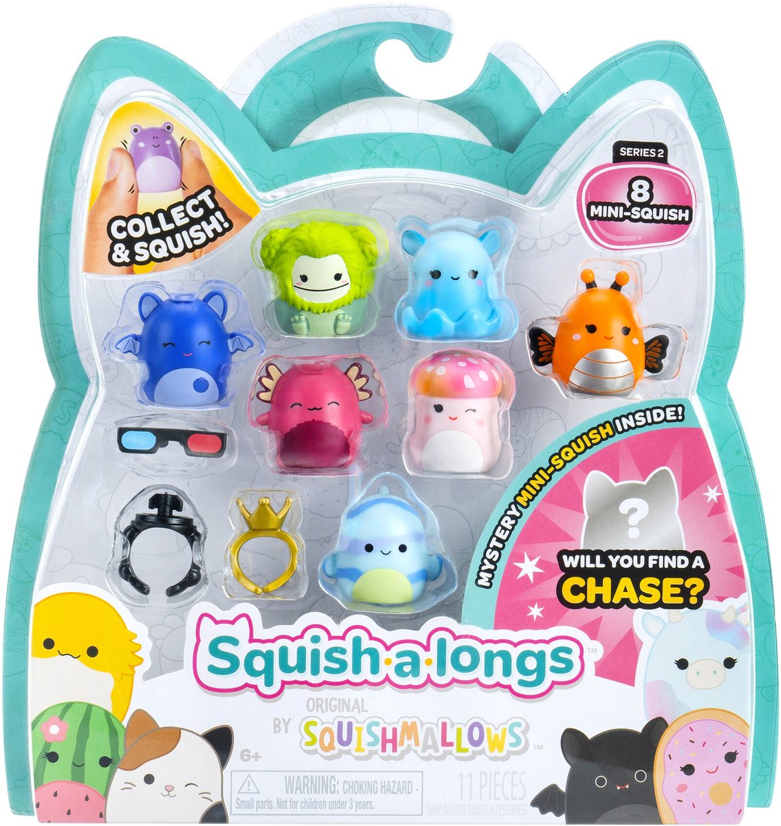 Squish-A-Longs - 8 Pack (STYLE 2)