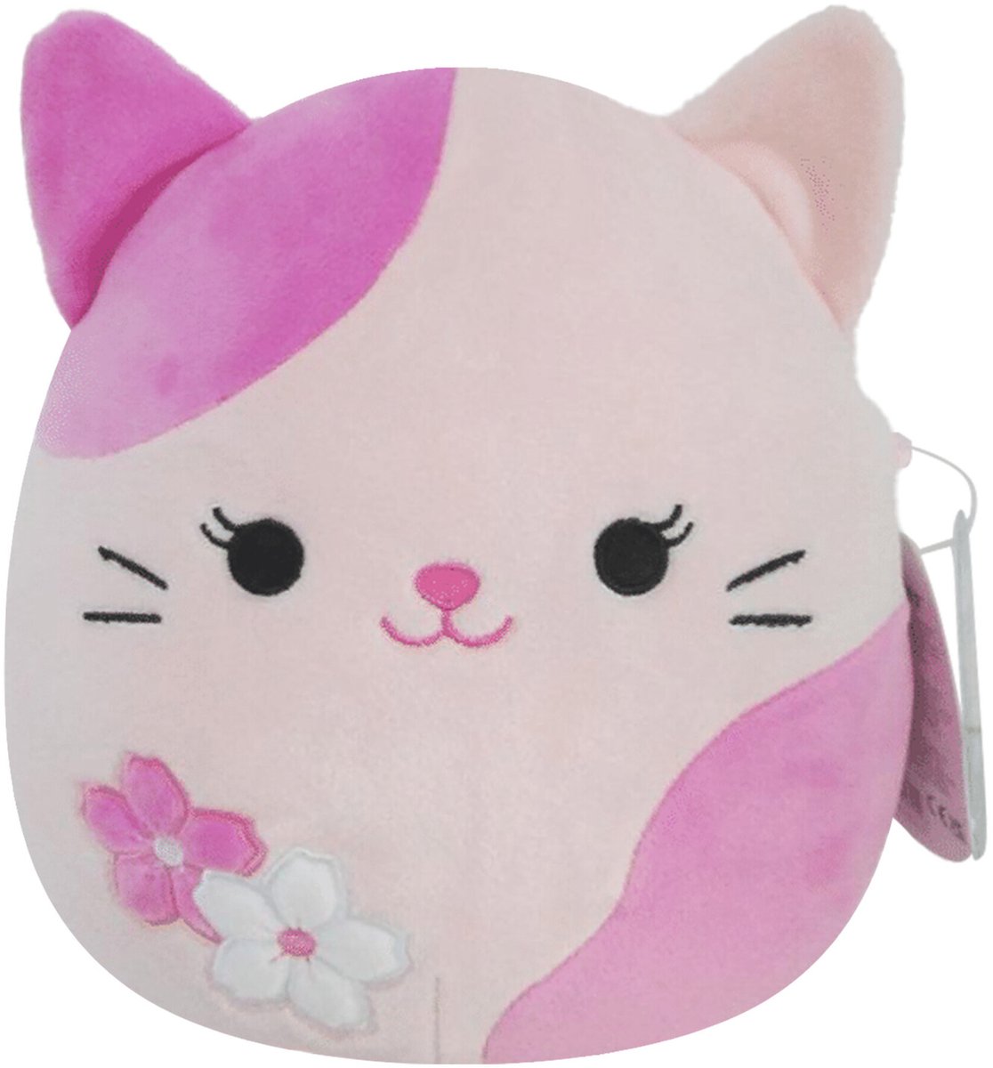Squishmallows - Little Plush 19cm Roseanne - Pink Cat W/Sakura Flowers