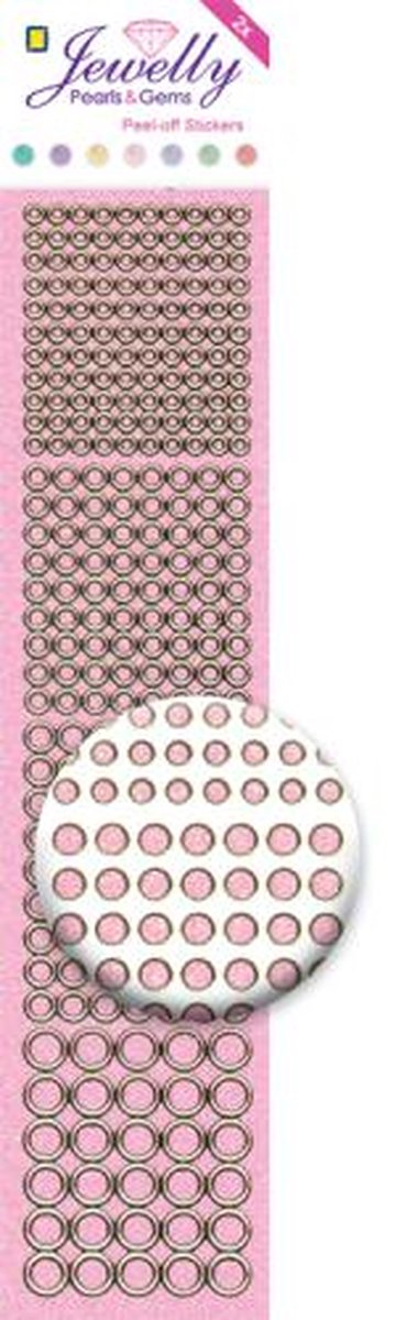 Jewelly, Dots, GT Pink, 2 sheets