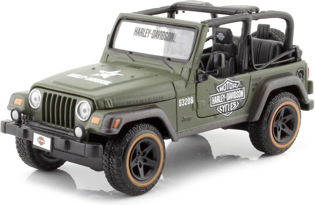 Jeep Wrangler Rubicon Harley Davidson - 1:27 - Maisto