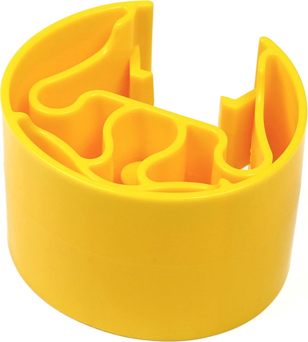 Kunststof staanderbeschermer voor staander 80-100 mm - Geel - x x - - Polyethyleen met hoge dichtheid (HDPE) - - Voor binnen