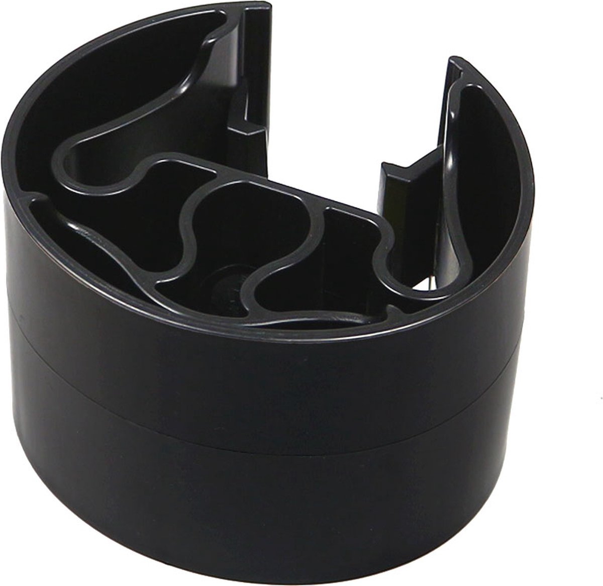 Kunststof staanderbeschermer voor staander 80-100 mm - Zwart - x x - - Polyethyleen met hoge dichtheid (HDPE) - - Voor binnen