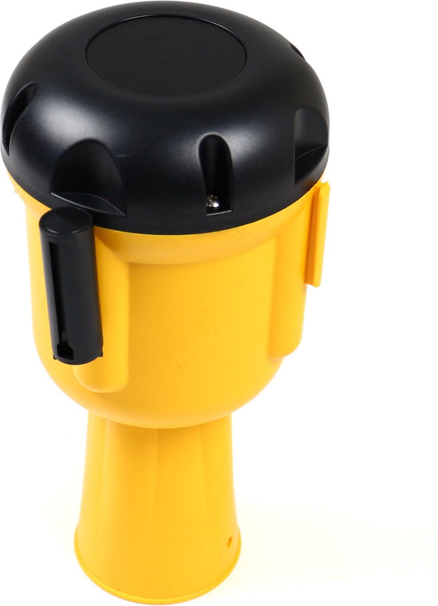 Spoel met afzetlint voor verkeerskegel