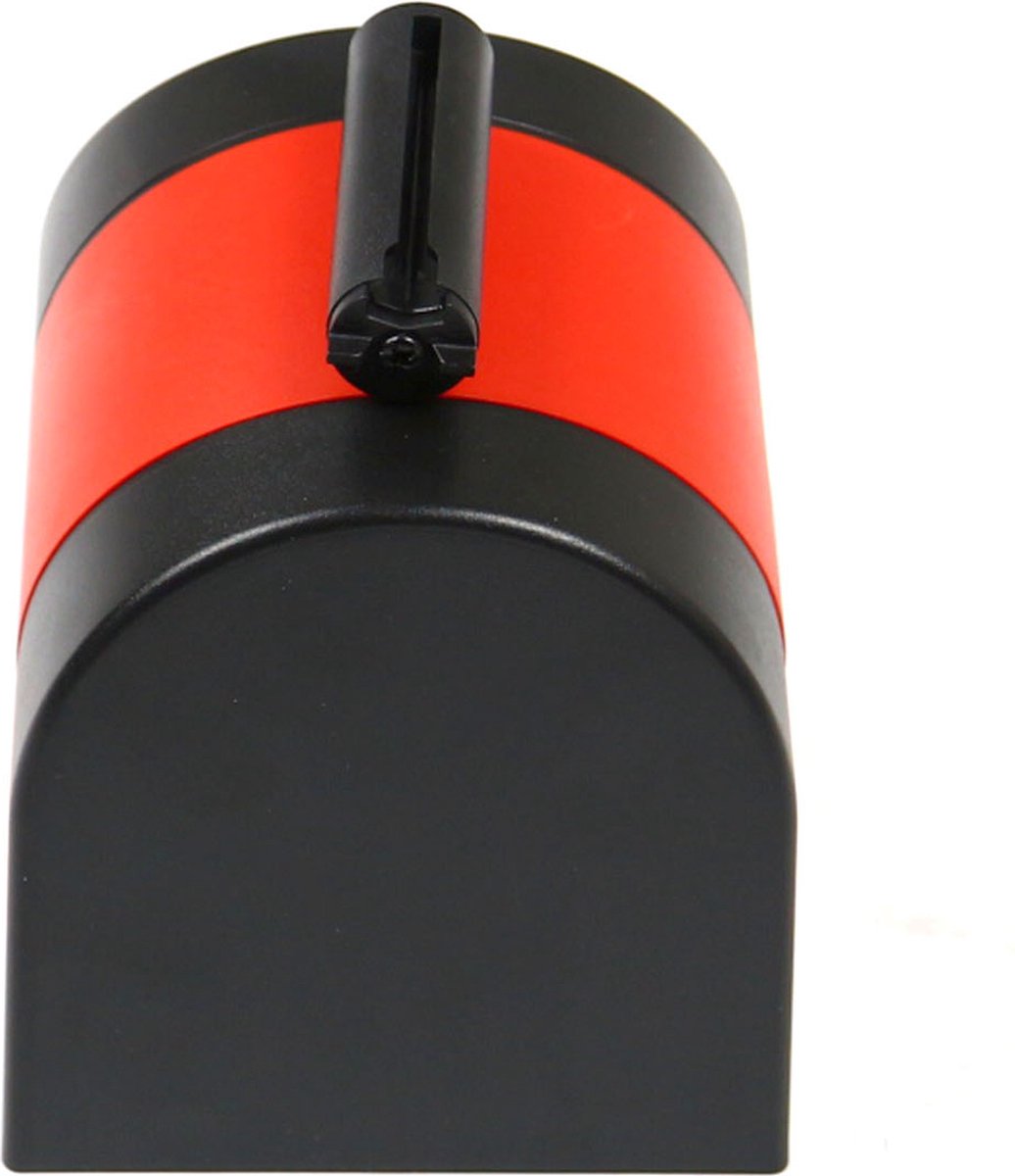 Spoel met afzetlint voor wandmontage - Wit & Rood - 1000 cm x x - - Acrylonitrile Butadiene Styrene (ABS) - - Voor binnen & buiten