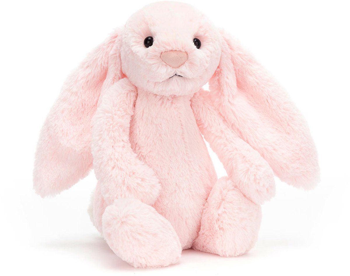 Jellycat Knuffels - Bashful Pink Bunny - Konijn - Roze - Knuffel - 31 cm - Voor alle leeftijden