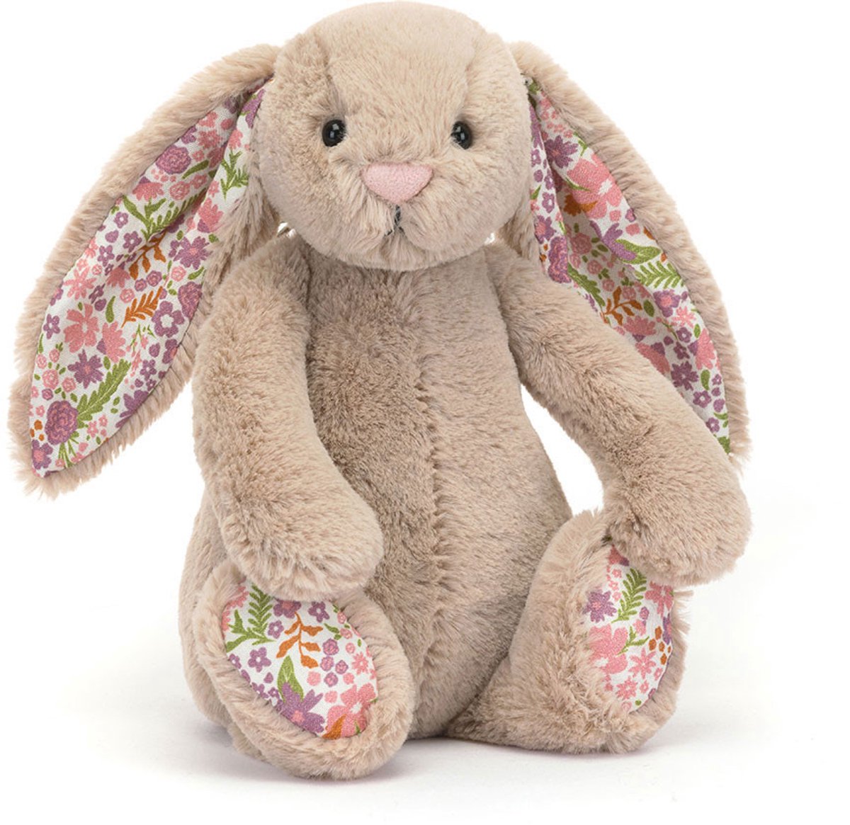 Jellycat Knuffels - Blossom Beige Bunny Petal - Konijn - Beige - Knuffel - 18 cm - Voor alle leeftijden