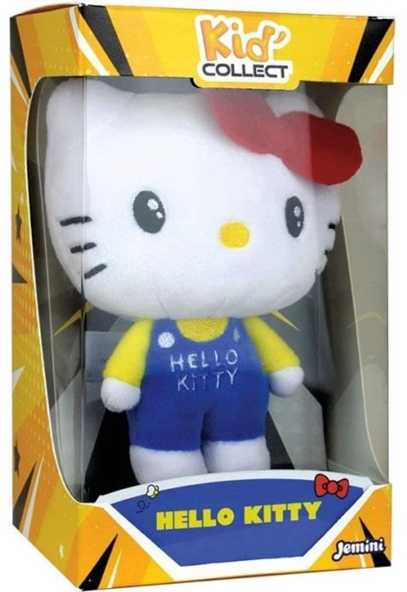 Verzamelbare knuffel - JEMINI - Hello Kitty - Kidcollect +/- 13 cm