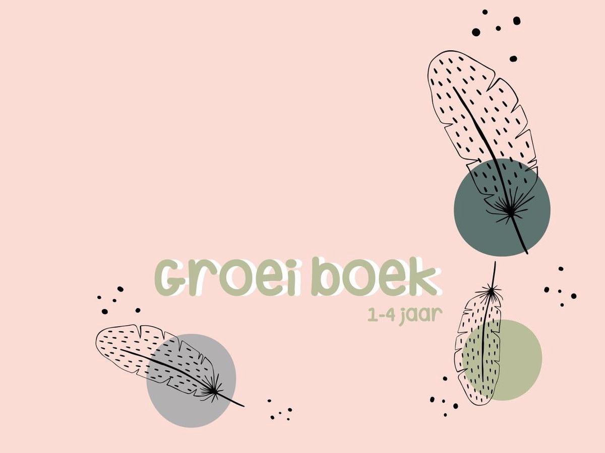   Mellow Roze van Baby naar Kleuter Groeiboek 190819