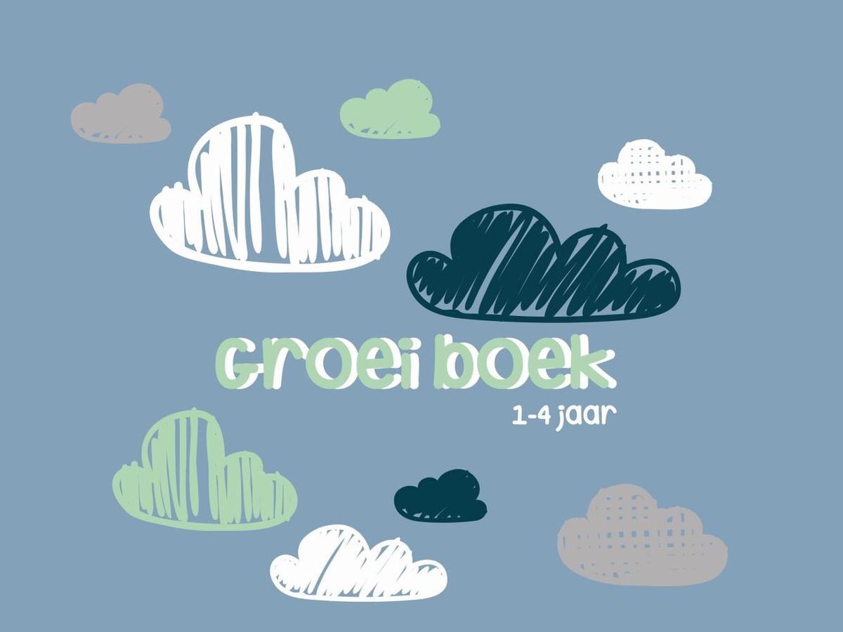   Oudblauw van Baby naar Kleuter Groeiboek 190817