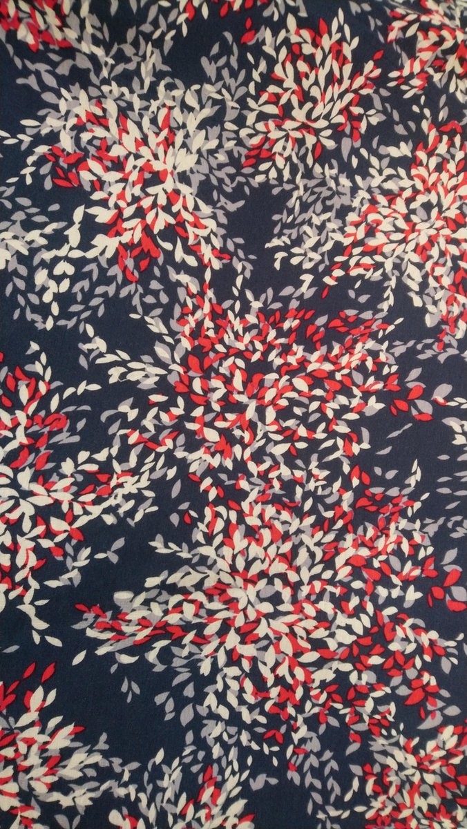 JERSEY STOF BEDRUKT BLADEREN NAVY, MY IMAGE VOORJAAR / ZOMER 2021, PER METER.