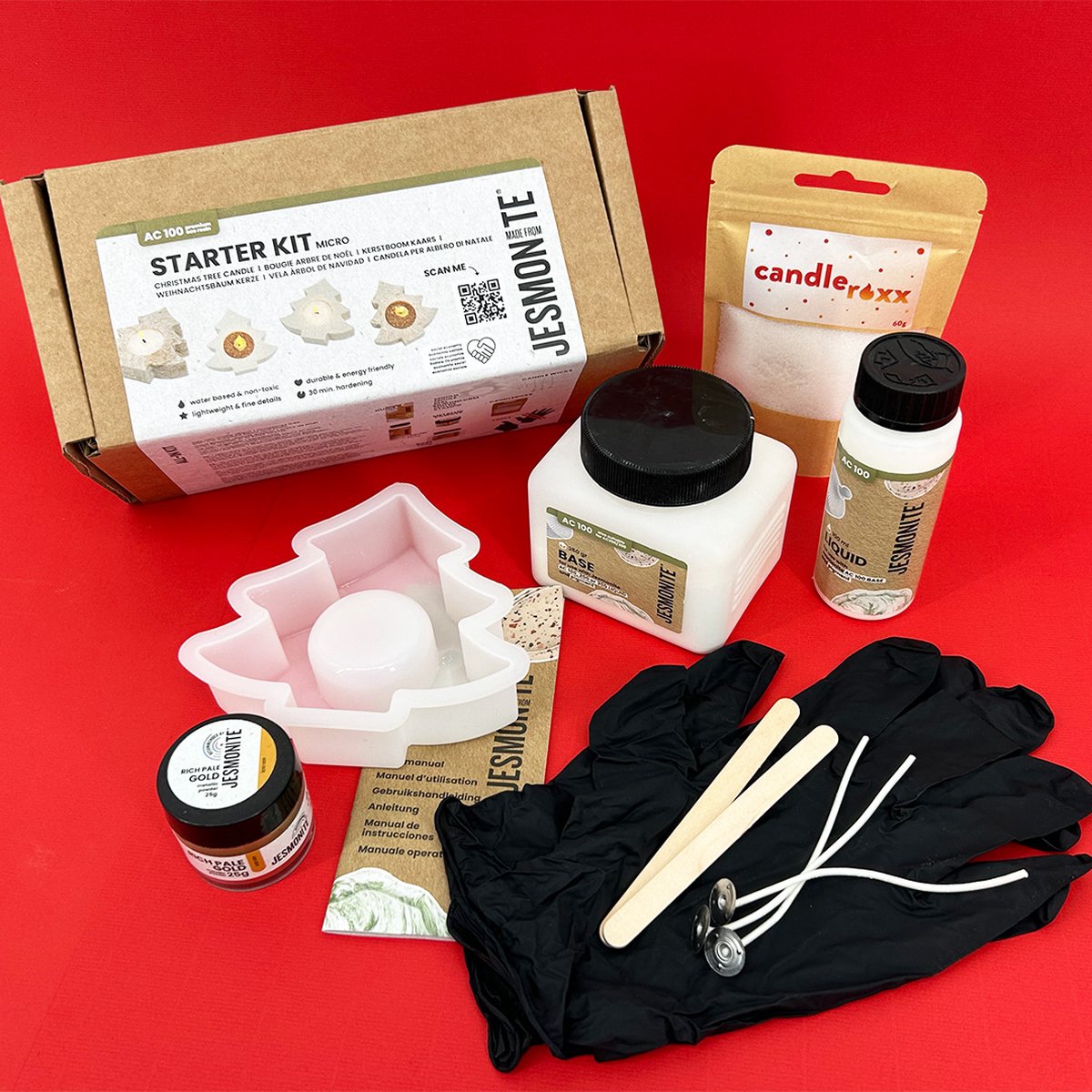 Jesmonite AC100 KIT MICRO 11 - Christmas tree candle