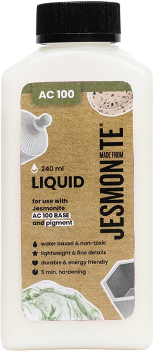 Jesmonite creatieve gietset AC100 vloeistof 240 ml multicolor.