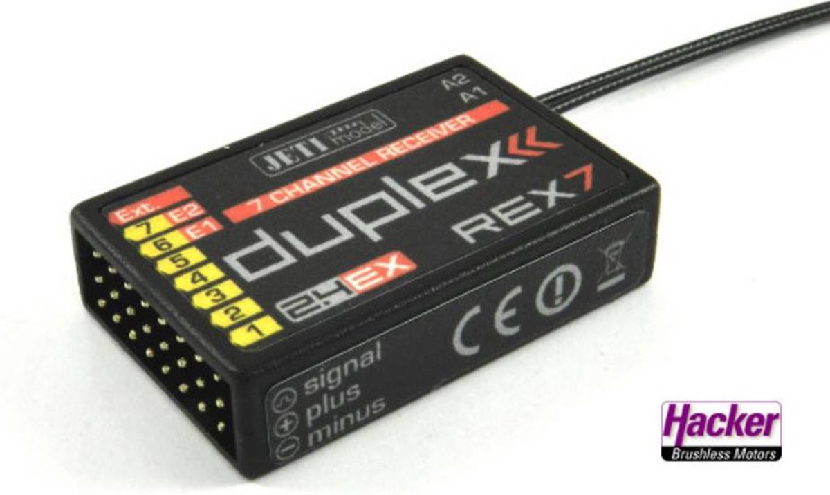 Jeti Rex 7 7-kanaals ontvanger 2,4 GHz