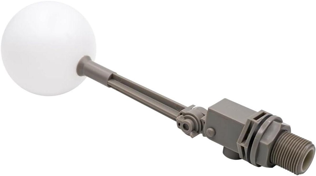 JHubers Goods - Waterafsluiter met verstelbare arm in grijs - Voor zwembaden en vijvers