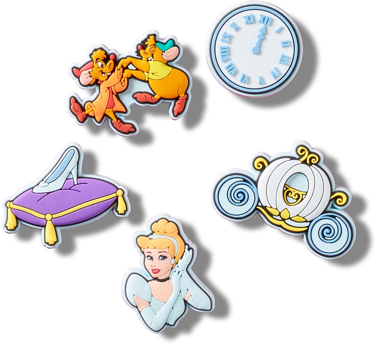 Jibbitz Cinderella Pen 5 Eenheden Paars