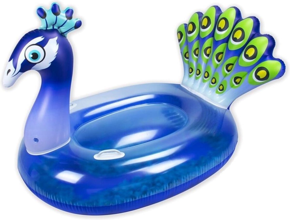 Jilong Opblaasdier Pauw 120 Cm Blauw