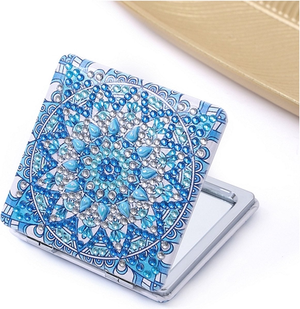 Diamond Painting Make-up spiegel 001