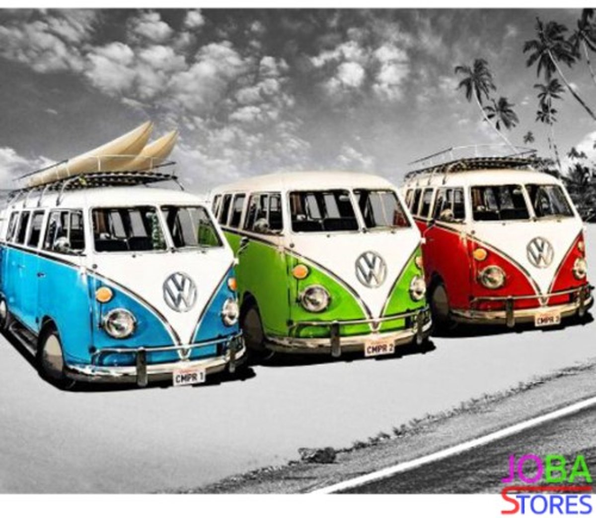 Diamond Painting Volkswagen Busjes 40x50 (FULL)