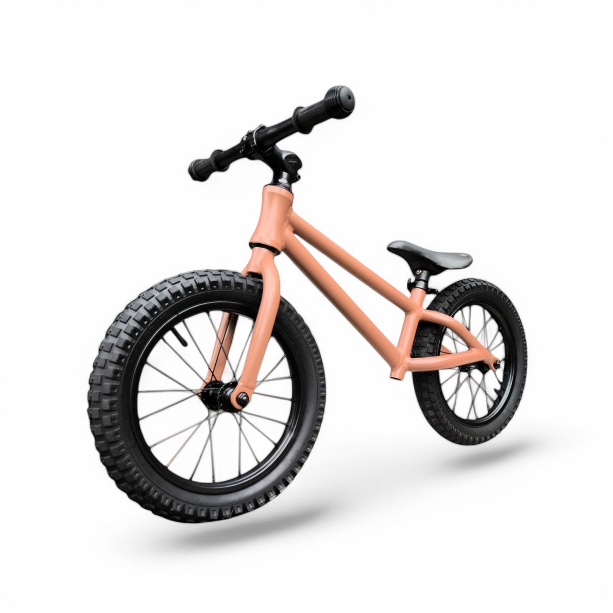 Jobber Fatbike Loopfiets 3 jaar - Loopfietsen Pastel Roze - 14inch