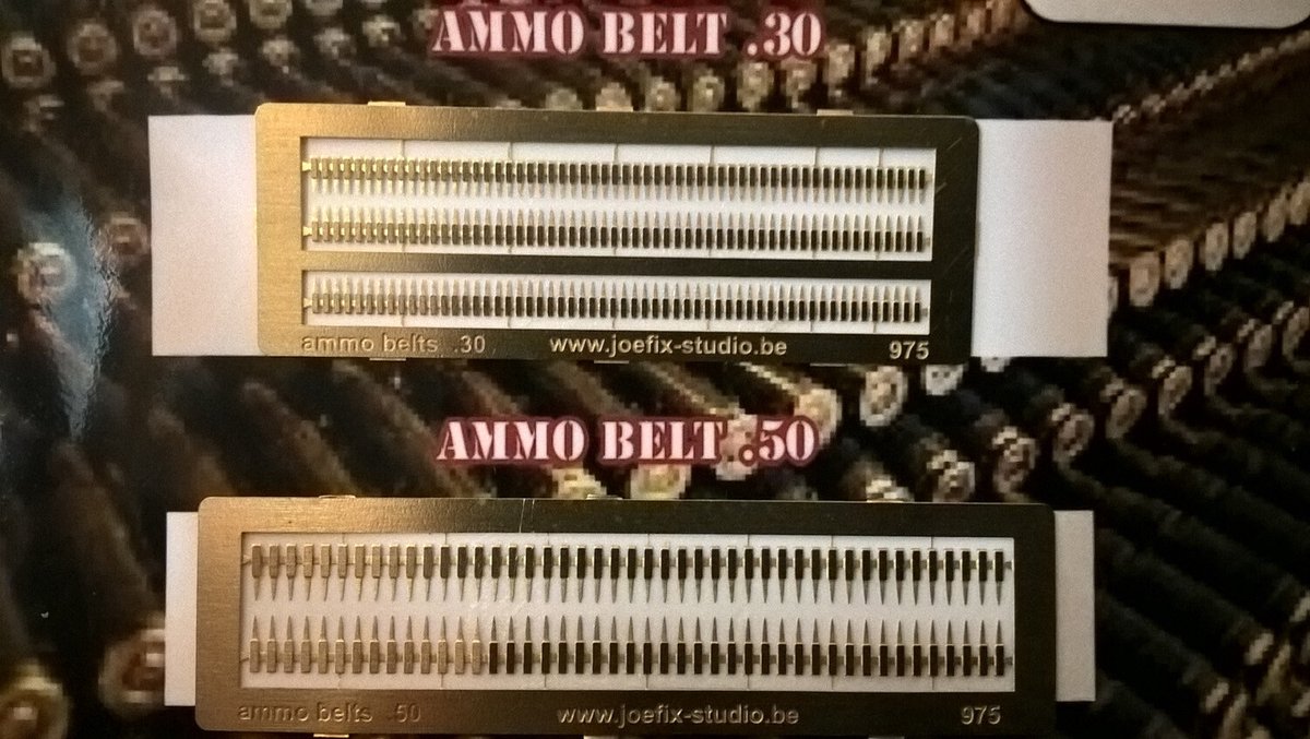JoeFix - AMMO BELTS .30 en .50 - modelbouwsets, hobbybouwspeelgoed voor kinderen, modelverf en accessoires