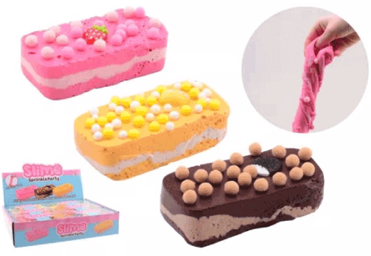 6 puff slijm taartjes