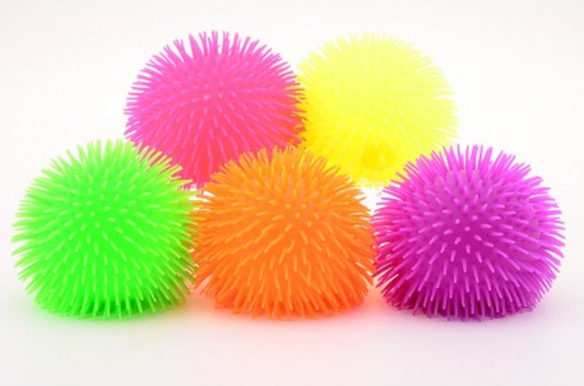 Fluffy bal JohnToy: 23 cm