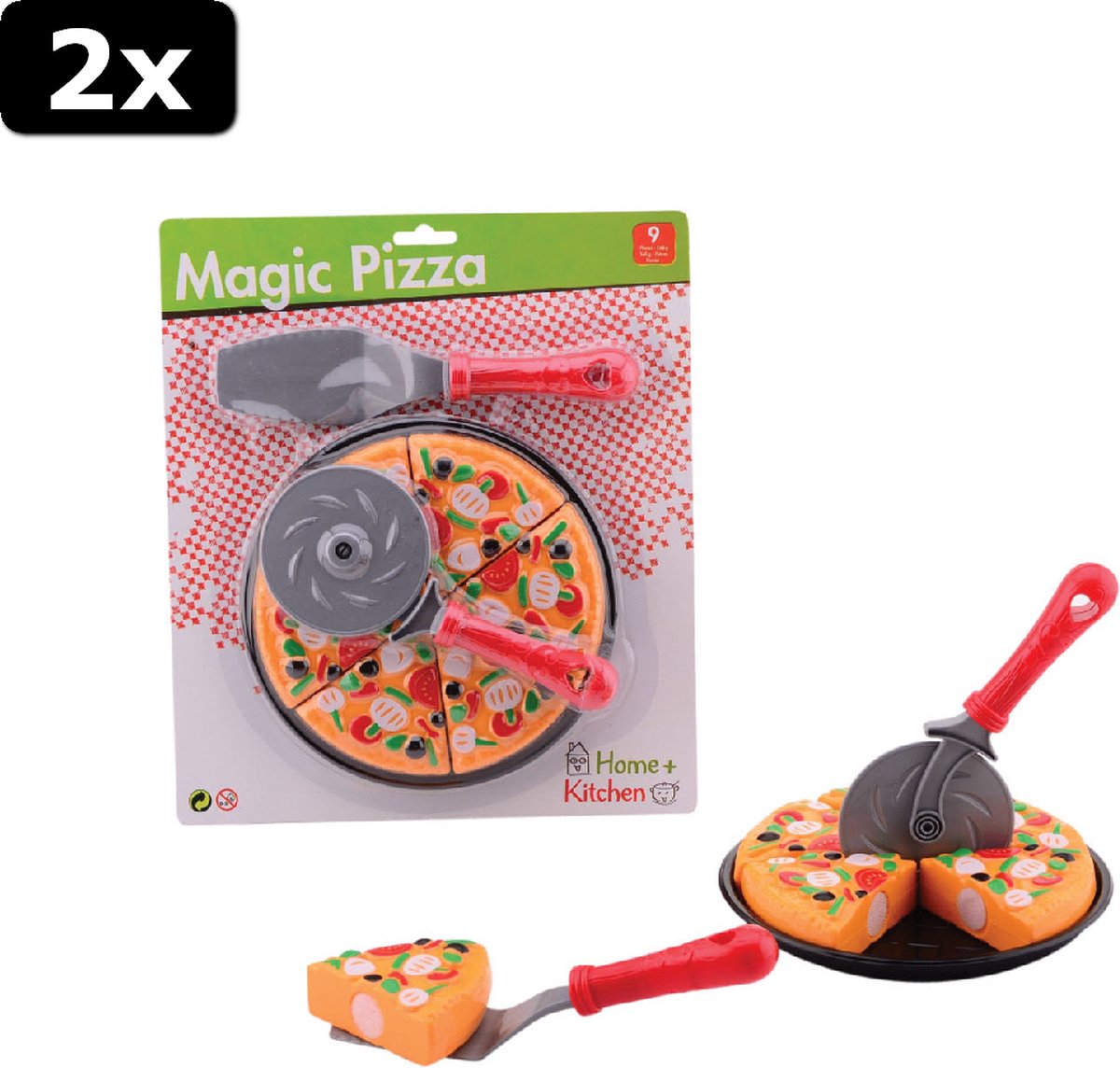 2x Home and Kitchen magische pizza