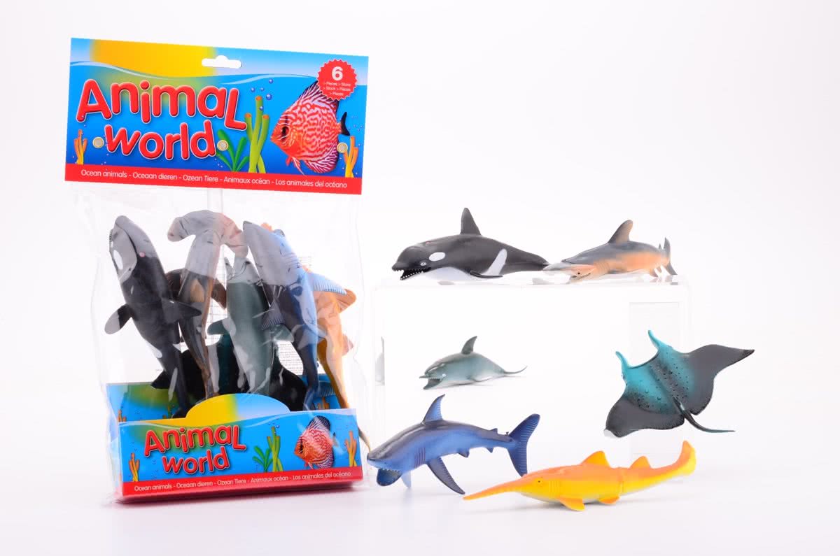 Animal World oceaan dieren 6 in zak