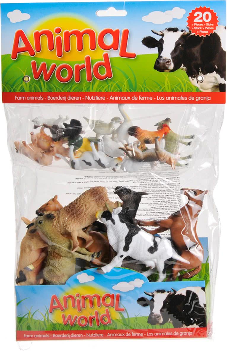 Boerderijdieren 20 Stuks In Zak