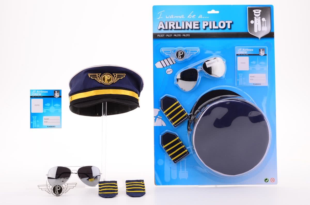 Piloten speelset op kaart