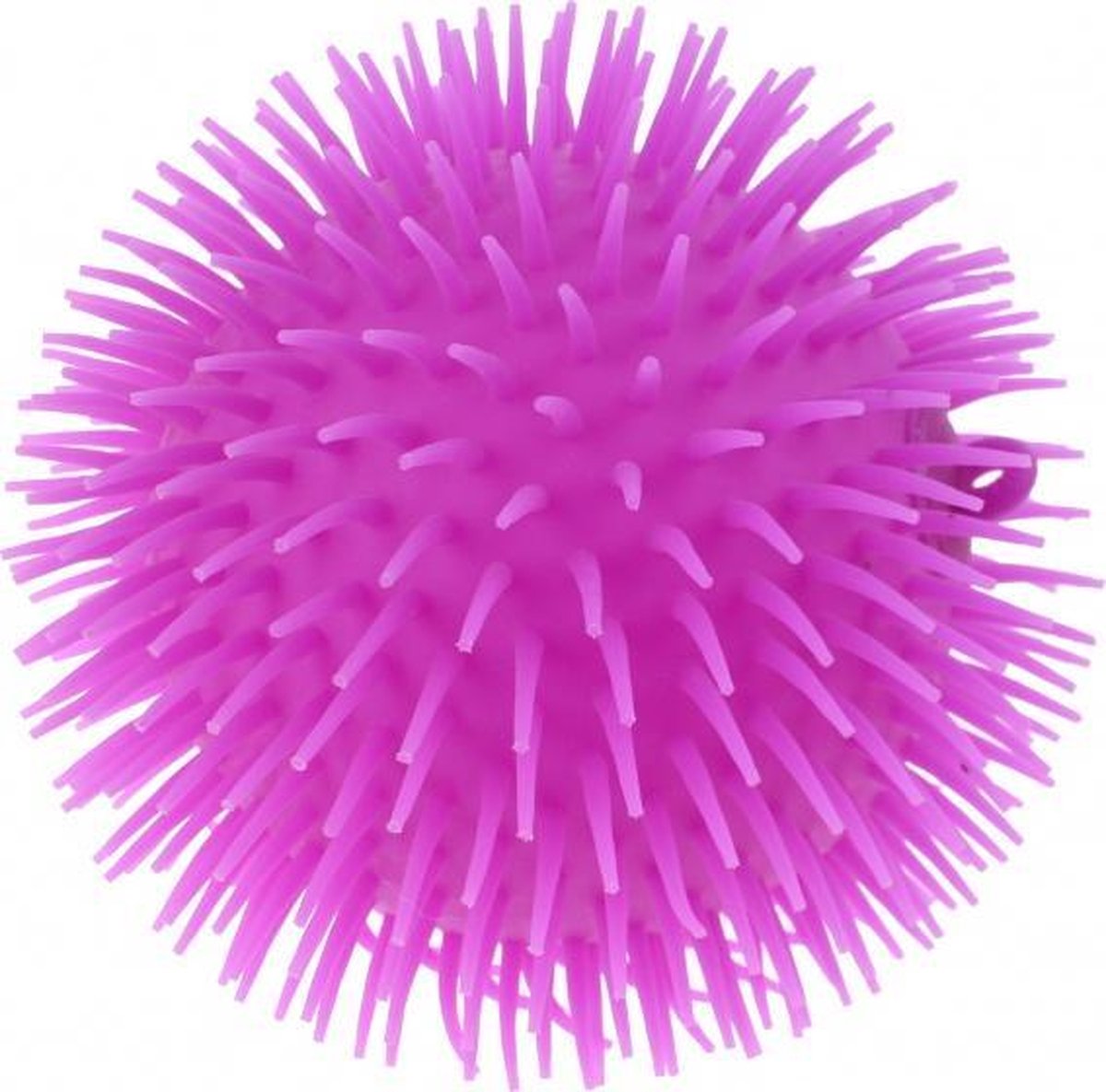 fluffy ball 23 cm paars