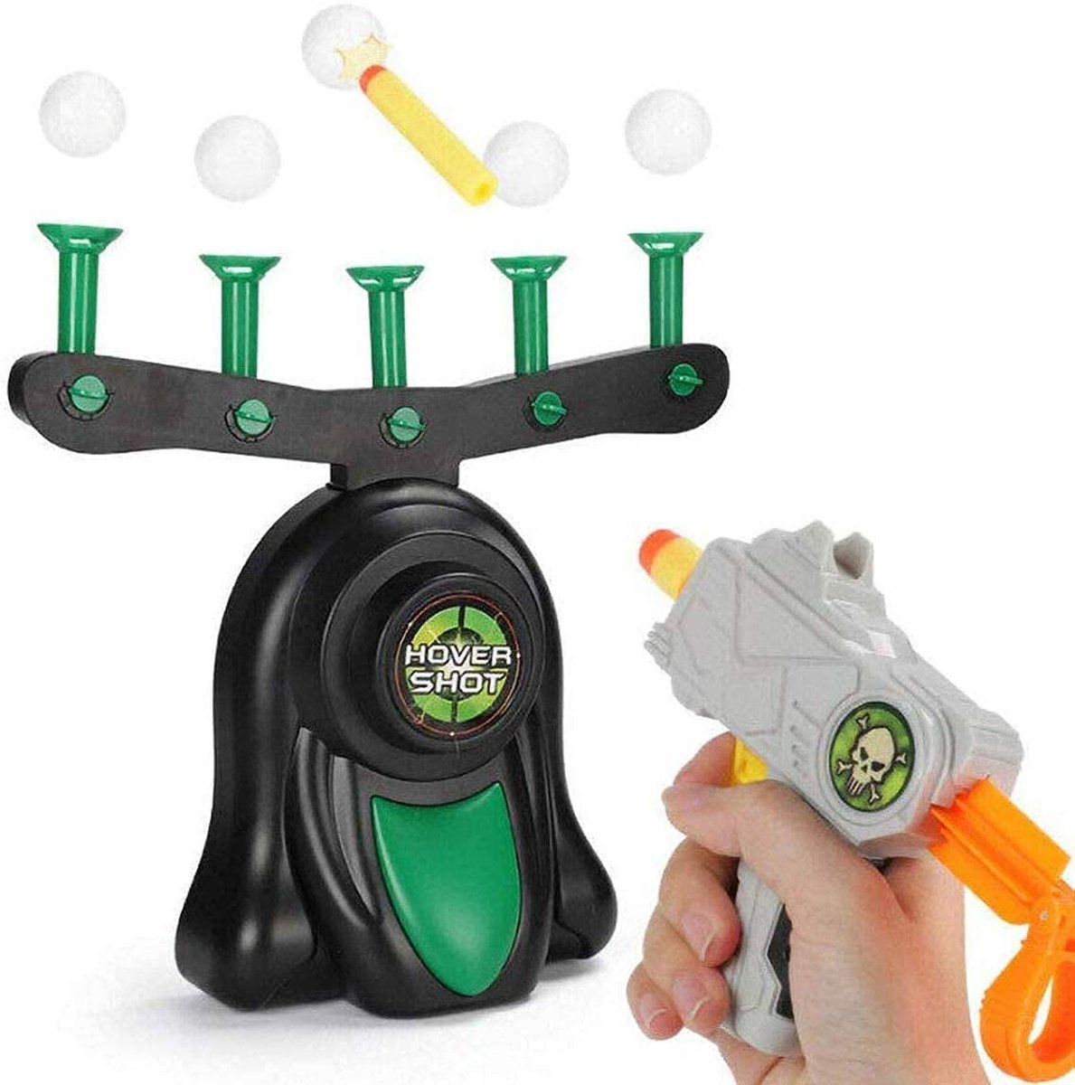 Jojoy - Zwevend Schietspeelgoed met Zwevende Bal - Lucht Hovering Speelgoed - Floating Ball Game - Kinderspeelgoed - FLOATPOP