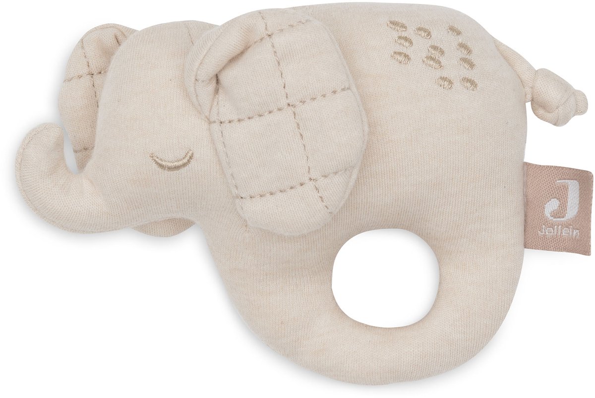 Jollein Activiteiten speelgoed - Rammelaar - Elephant Tales