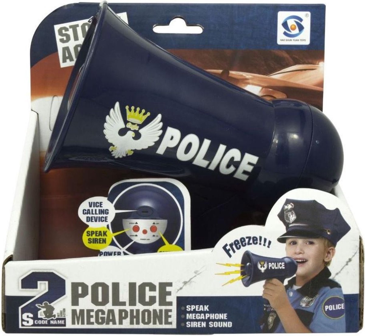 JollyLife - Politie - Megafoon - Omroepen - Sirene