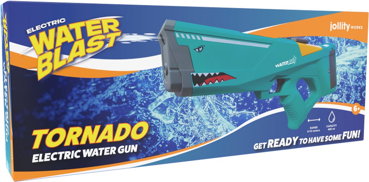 WaterBlast - Volledig Elektrisch Waterpistool Tornado - Groen