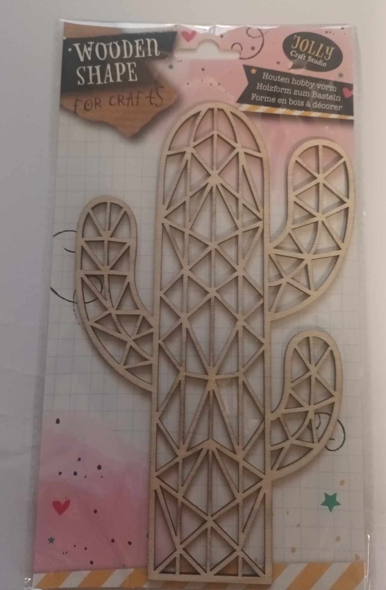 Houten hobby vorm - Houten Cactus