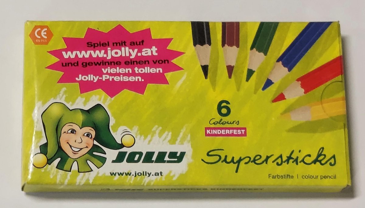 Jolly Supersticks Kleurpotloden Mini 6 stuks