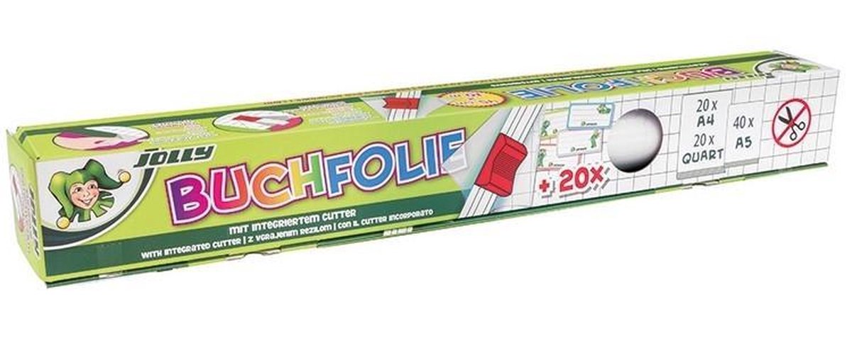 Jolly Zelfklevend Kaftfolie 10m met Snijder