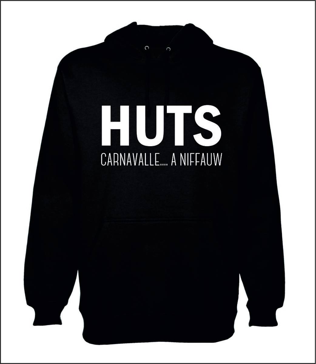Hoodie HUTS, Carnavalle a Niffauw maat L