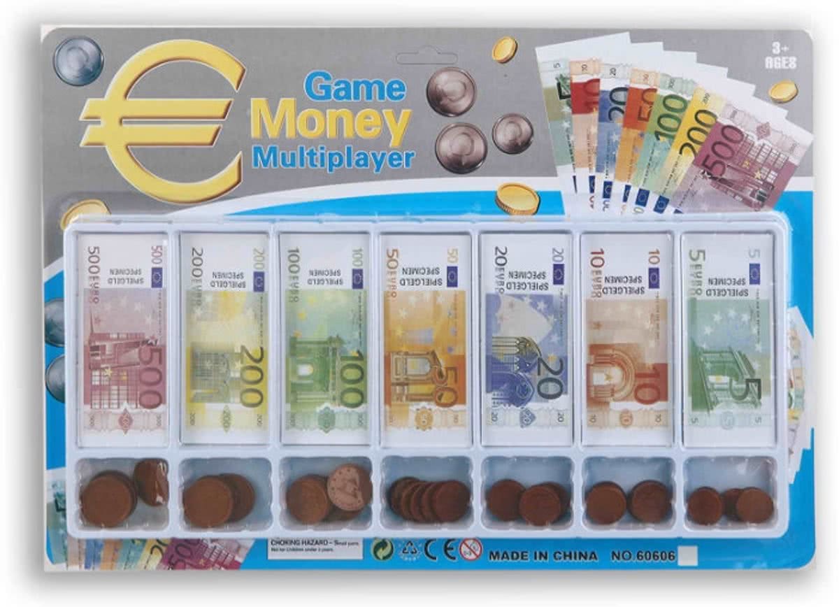 Speelgeld Euro op kaart