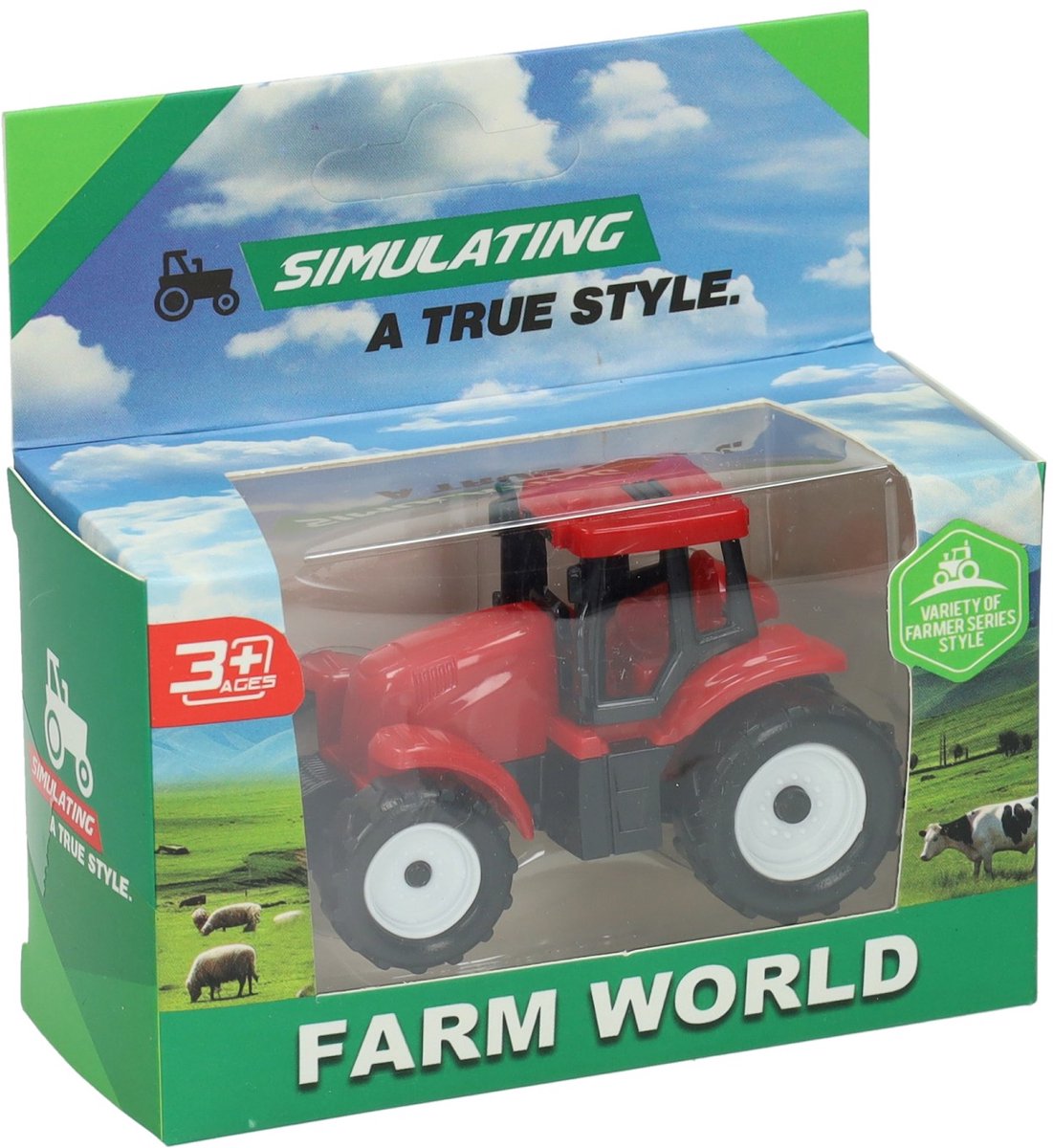 Speelgoed Tractor - 7cm