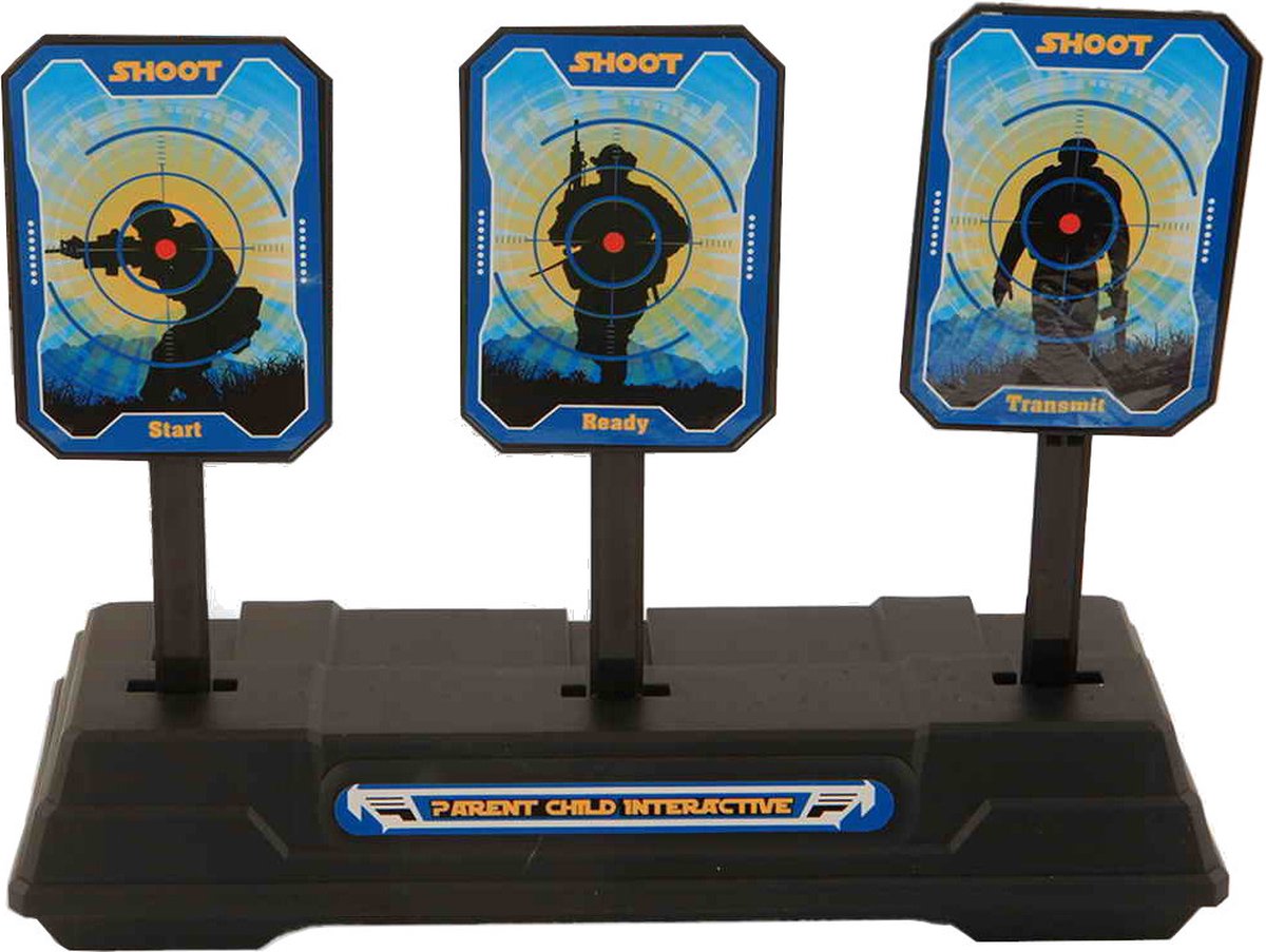   Schietstandaard Soft Gun Practise 22 Cm Zwart/blauw