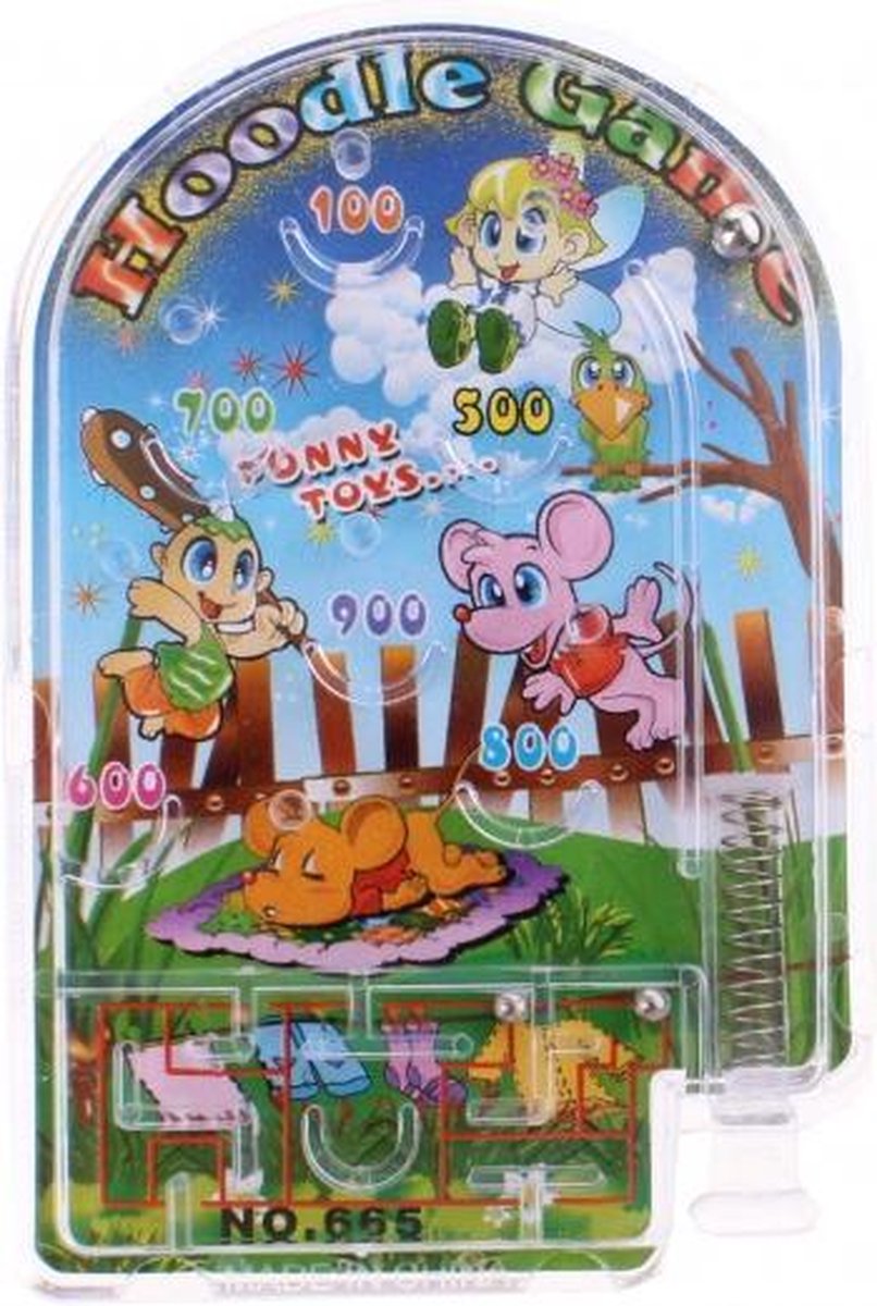 pinball mini game muizen 10 cm multicolor